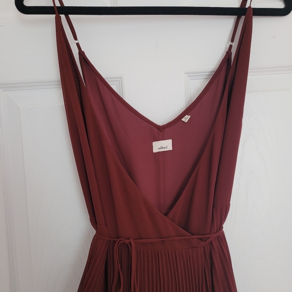 Beaune dress - Wilfred wrap dress - Burgundy color - Size M - Picture 4 of 4